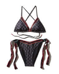 MIDNIGHT MONEY PATTERN BIKINI