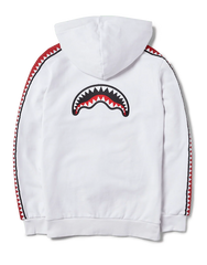 SHARKTRACK SPUCCI ZIPUP HOODIE (WHITE)