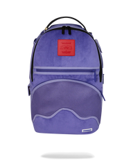 REVERSE MODE - PURPLE VELOUR TO BLACK CHECK BACKPACK