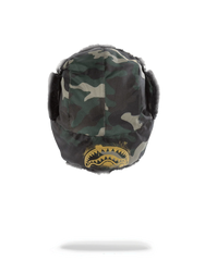 GOLD STENCIL CAMO AVIATOR HAT