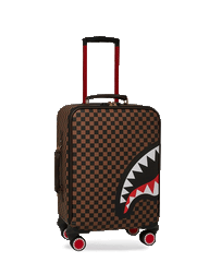 EXTERIOR GOLD ZIP POCKET SHARKS IN PARIS JETSETTER CARRY-ON LUGGAGE