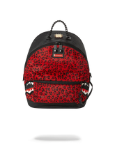 6-STRAP RED LEOPARD EMPRESS (PONY HAIR)