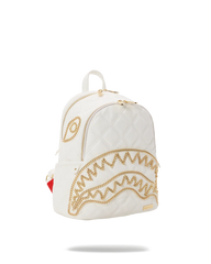 RIVIERA LE BLANC GOLD CHAIN SHARK SAVAGE BACKPACK