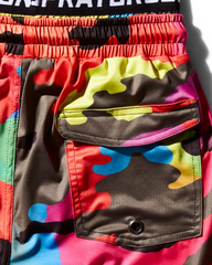 KIDS CAMOBURST SWIM TRUNKS