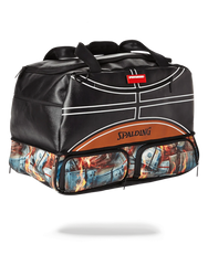 SPALDING X SPRAYGROUND FIRE MONEY SNEAKER DUFFEL