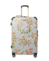 A.I. AFRICAN INTELLIGENCE ELEGANT ENERGY SHARKITECTURE FULL SIZE LUGGAGE - SANDFLOWER COLLAB