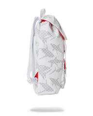SHARK CHECK (WHITE) HILLS BACKPACK