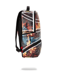 SPALDING X SPRAYGROUND FIRE MONEY BACKPACK