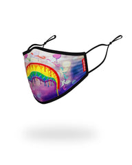 KIDS FORM FITTING MASK: MELT THE RAINBOW