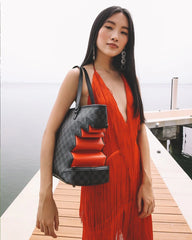 SHARK BITE SHARKS IN PARIS GRAY TOTE