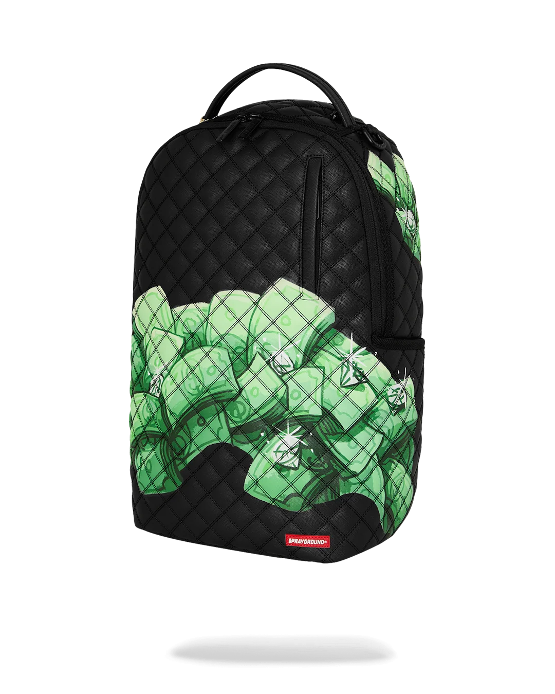 HAND-PAINTED QUILT SHARK BACKPACK