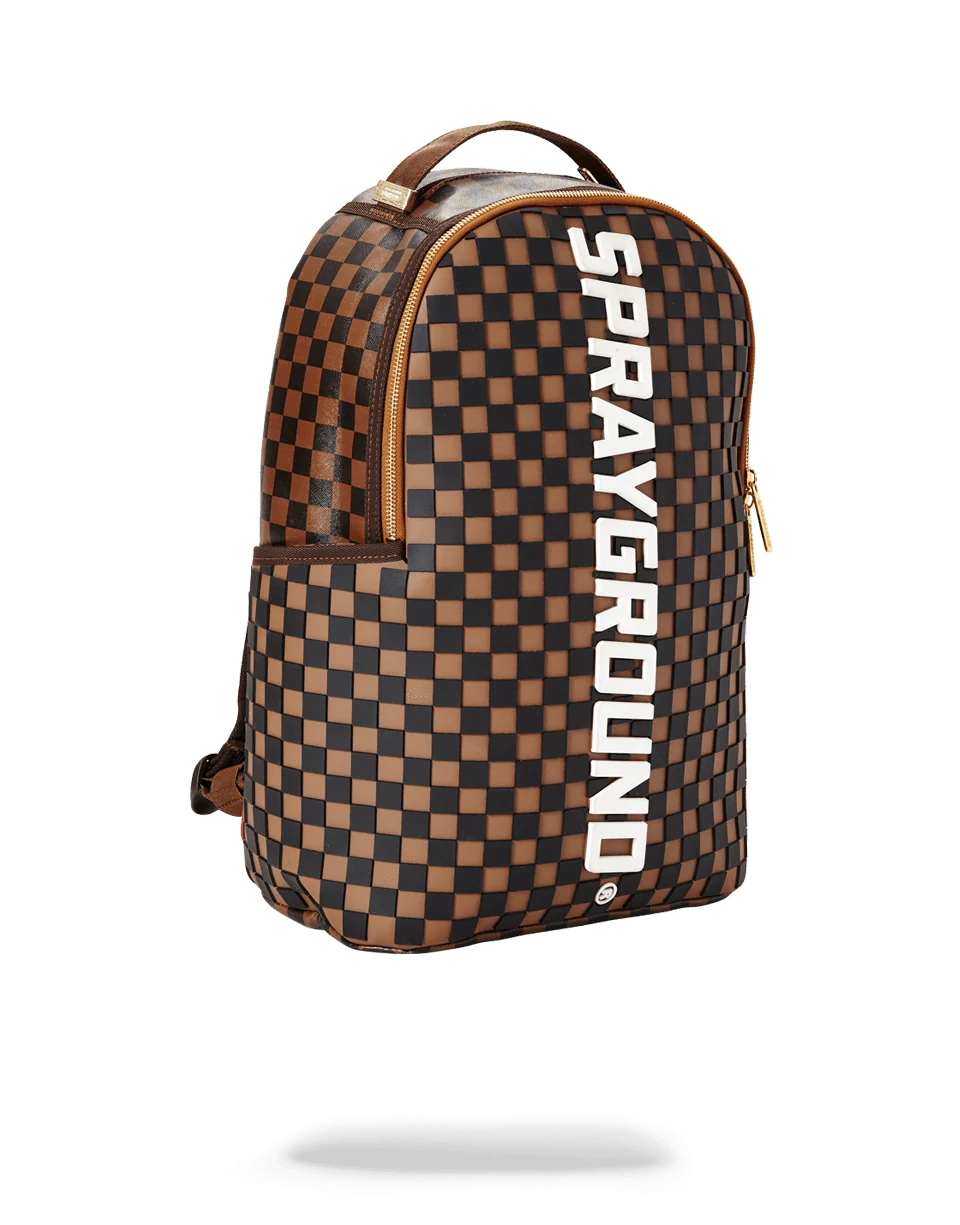 3D MOLDED RUBBER CHECKERED LOGO