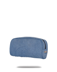 STONE WASHED SHARK PENCIL POUCH
