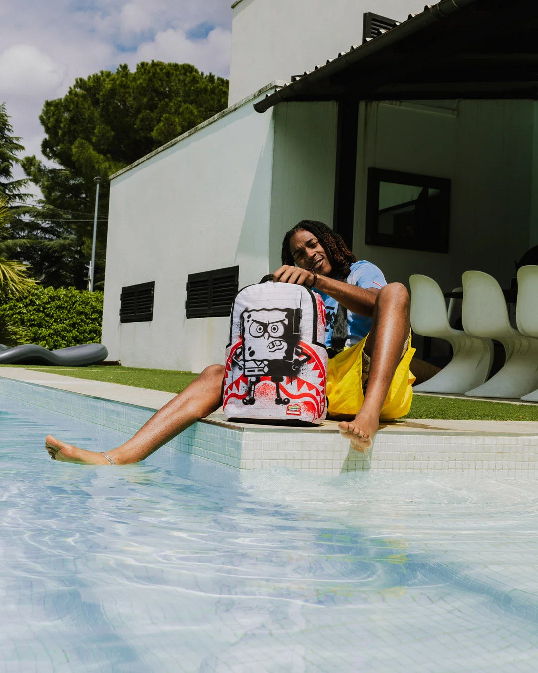 SPONGEBOB STENCIL WALL DLXR BACKPACK