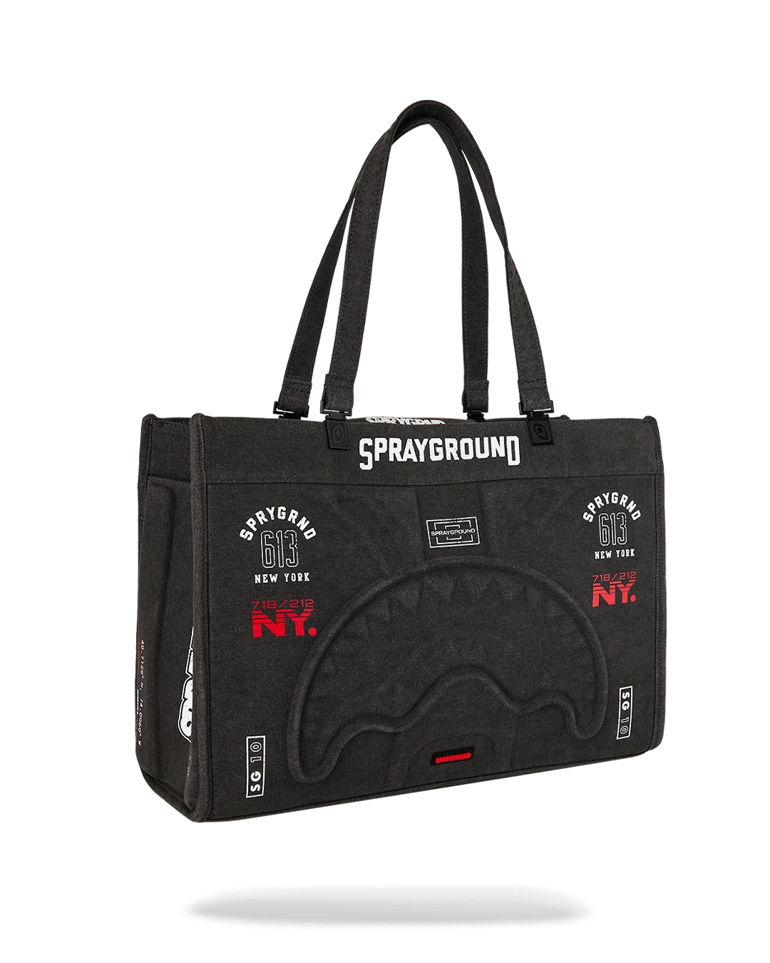 GRID LOCKED TORTUGA TOTE