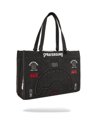 GRID LOCKED TORTUGA TOTE