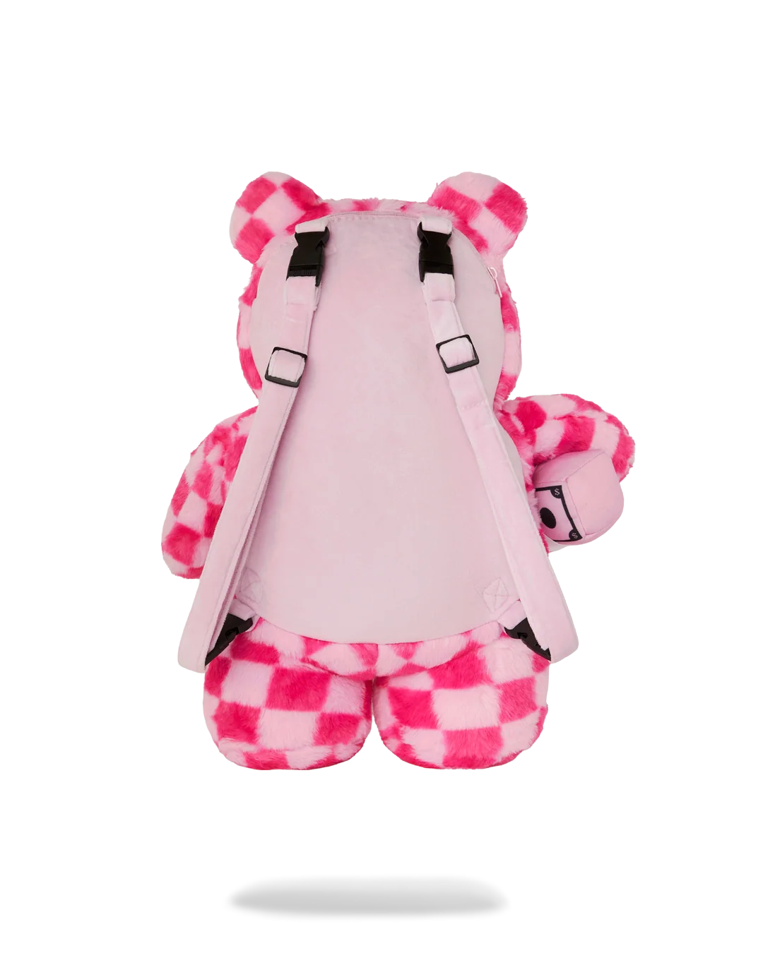FURZILLA SHARK (PINK CHECK) MONEYBEAR BACKPACK