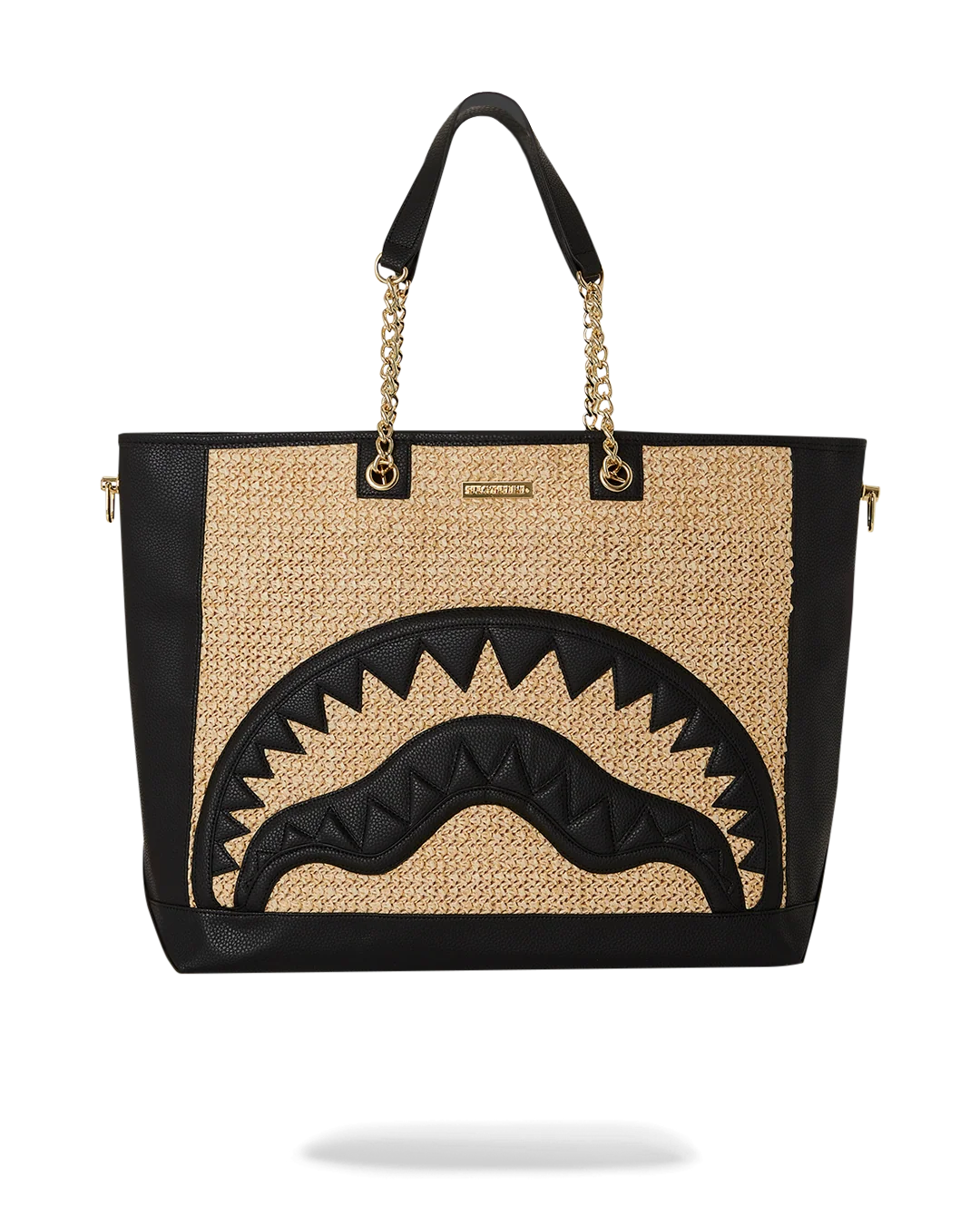 RAFFIA PALM TOTE