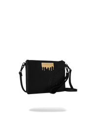 GOLD BRICK DRIP CROSSOVER CLUTCH