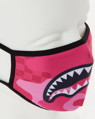 PINK ANIME SHARK FORM-FITTING MASK