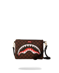 SHARKS IN PARIS BLUR EFFECT CROSSOVER CLUTCH
