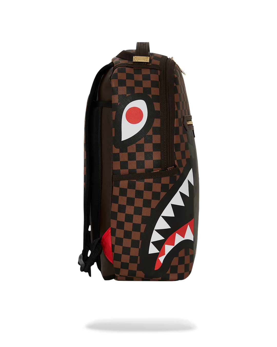 EXTERIOR GOLD ZIP POCKET SHARKS IN PARIS BACKPACK (DLXV)