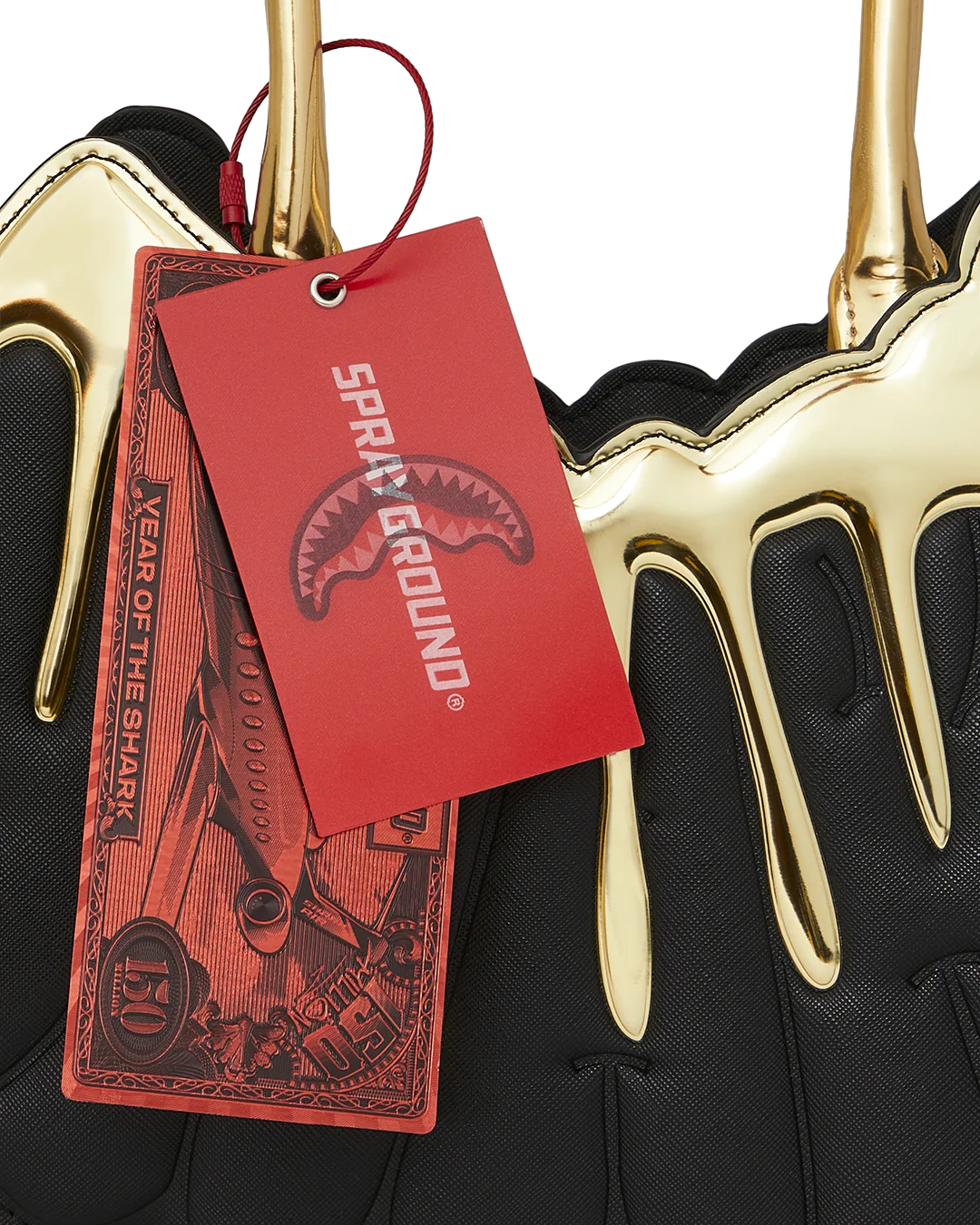 GOLDHEART SHARK DRIP HANDBAG