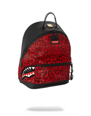 6-STRAP RED LEOPARD EMPRESS (PONY HAIR)