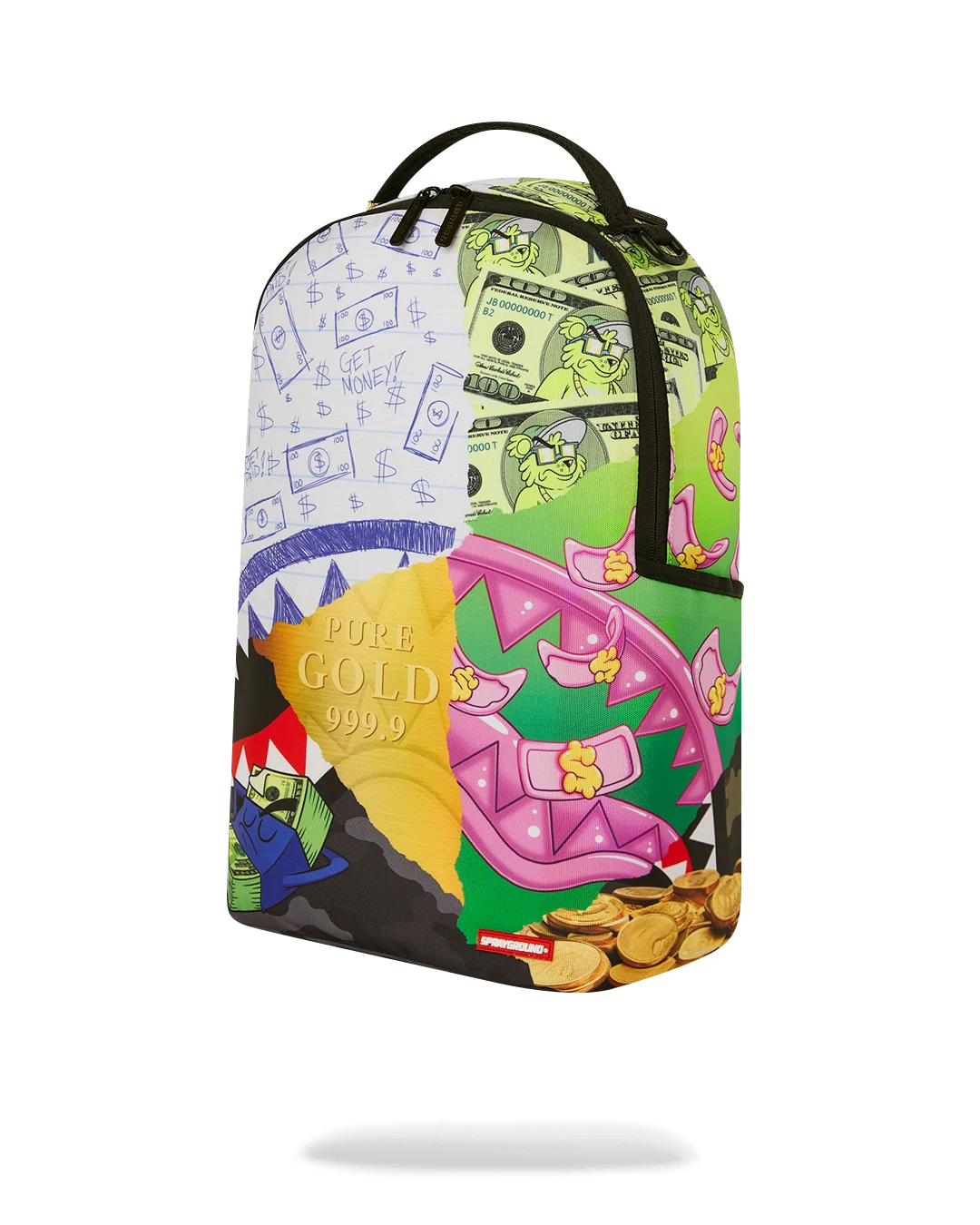 MEAN MONEY COLLAGE BACKPACK