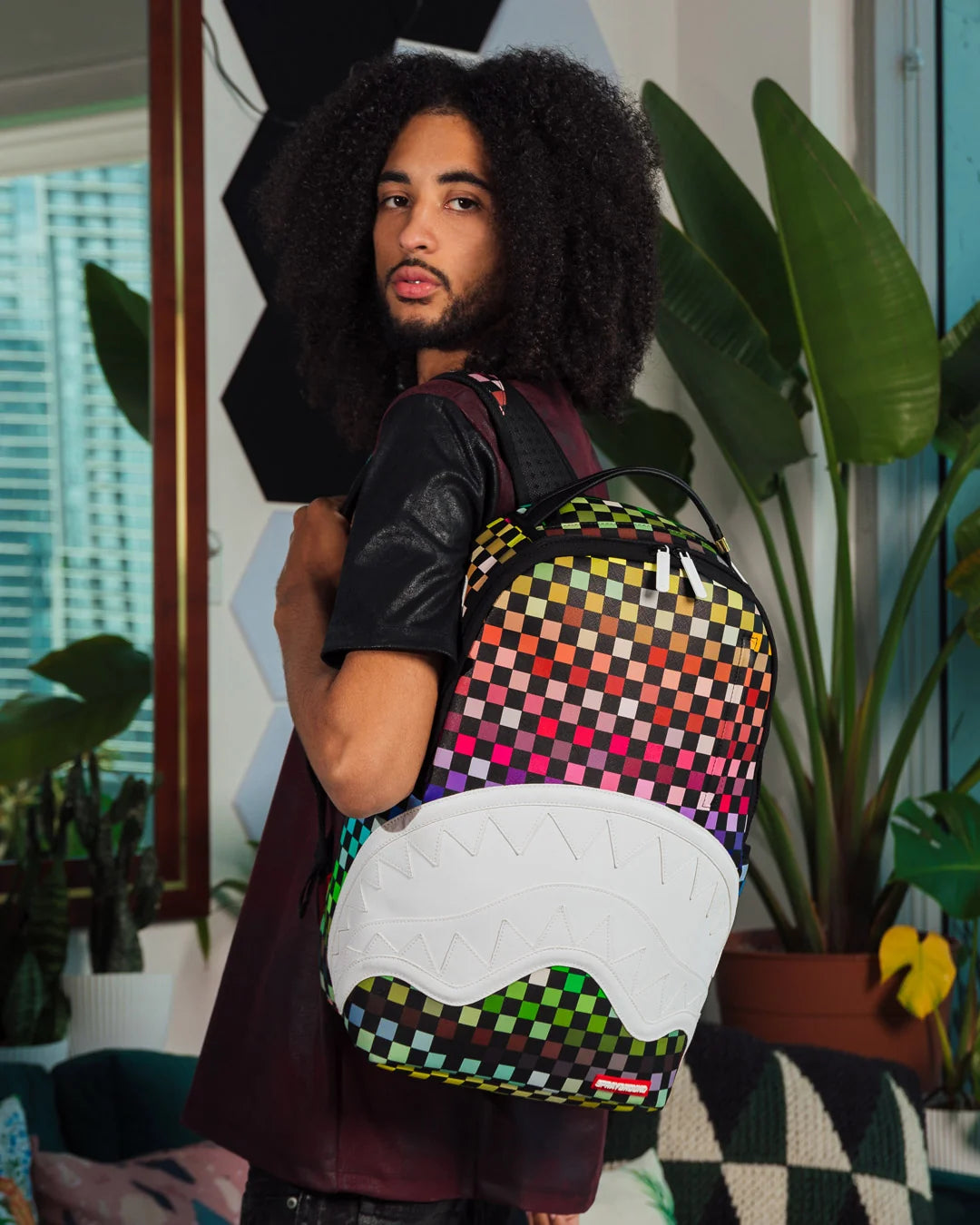 SHARKS IN PARIS THE GRID BACKPACK (DLXV)