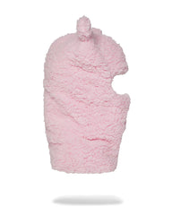 PINK FLEECE BEAR EARS SKI MASK