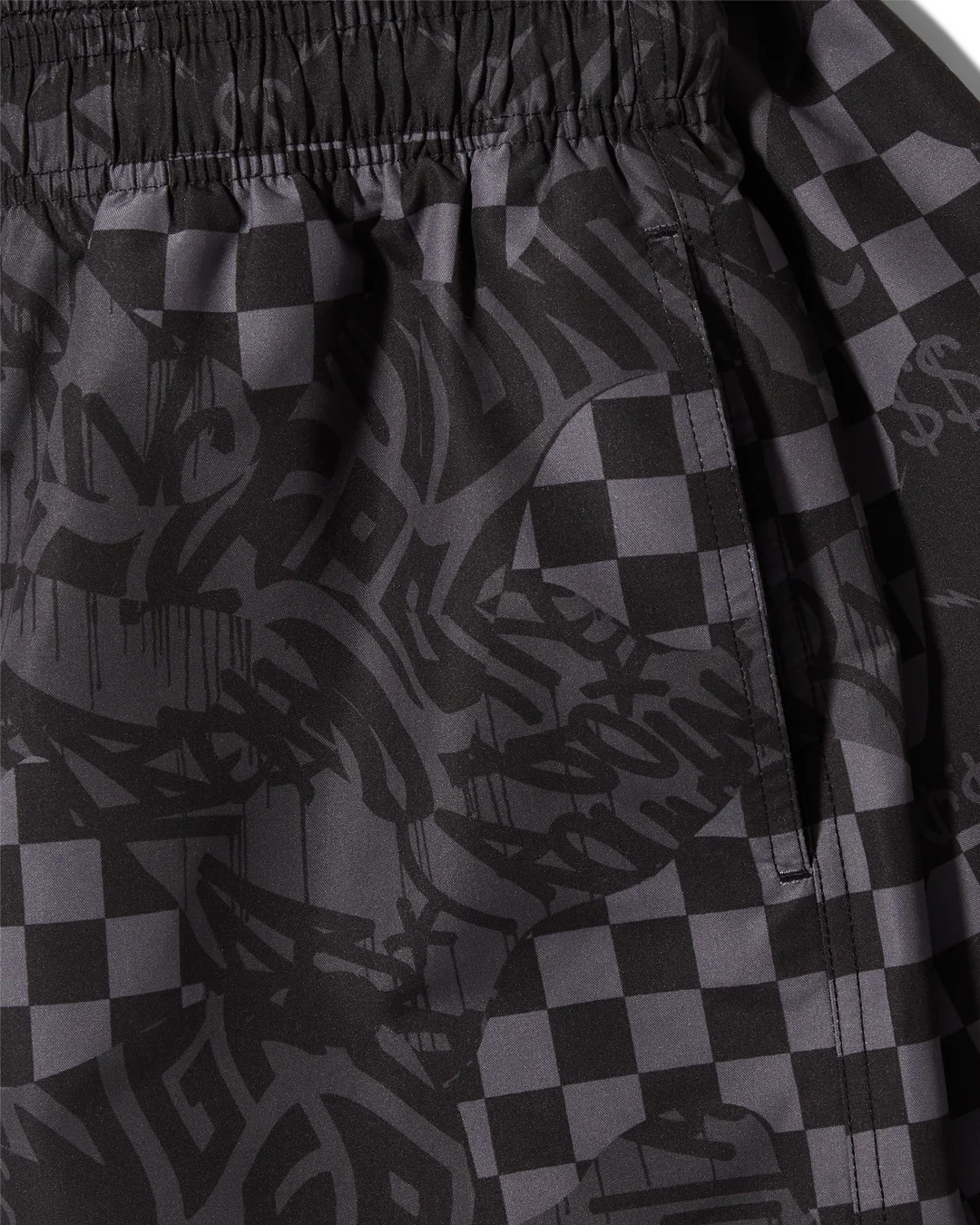 3AM CHECK SWIM SHORTS