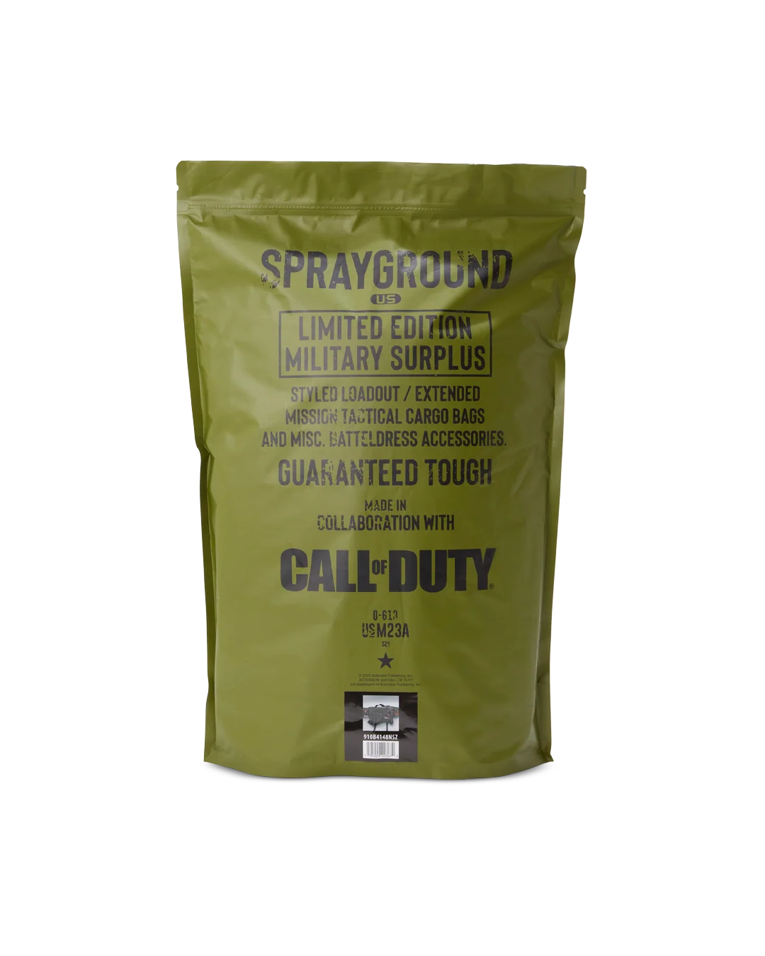 CALL OF DUTY NEVER BACK DOWN CROSSBODY
