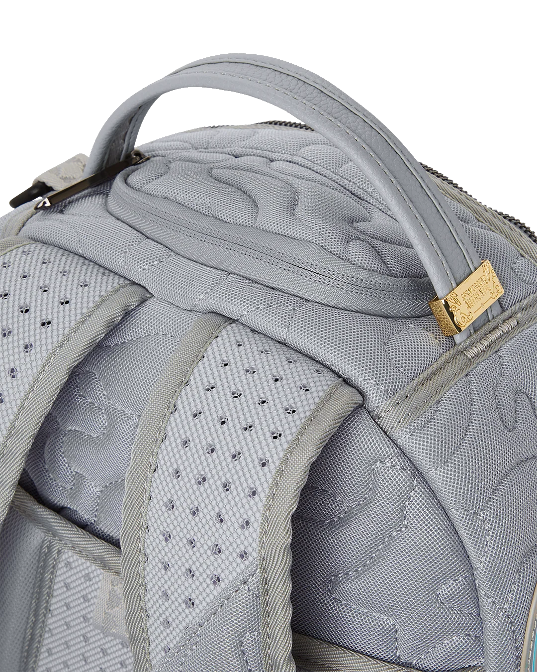 MIRASHAKU IRIDESCENT QUILT BACKPACK
