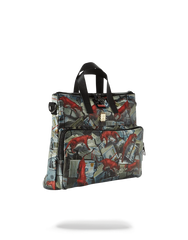 RED LEOPARD MONEY TRAVEL CASE