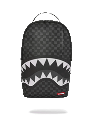 REVERSE MODE - PURPLE VELOUR TO BLACK CHECK BACKPACK