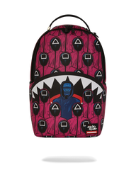 SQUID GAME COLLAB FRONT MAN & PINK GUARD SHARKS BACKPACK
