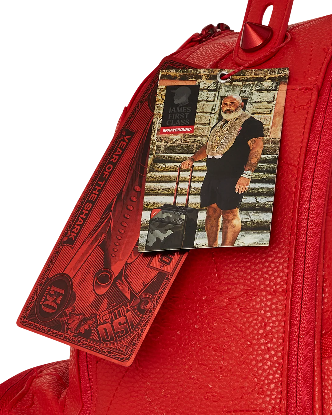 JAMES FIRST CLASS RUBY RED CHATEAU BACKPACK