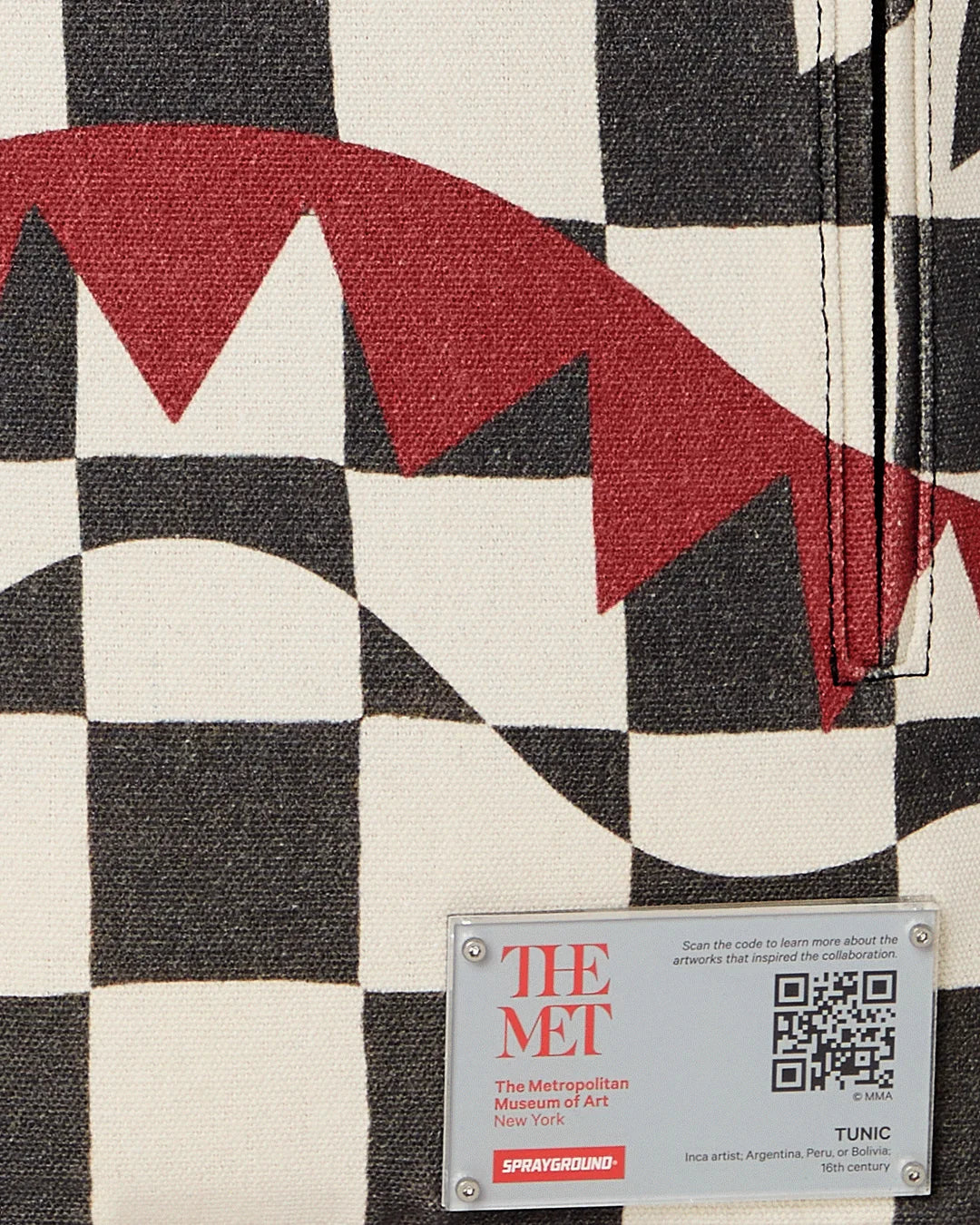THE MET INCA CHECKERBOARD BACKPACK