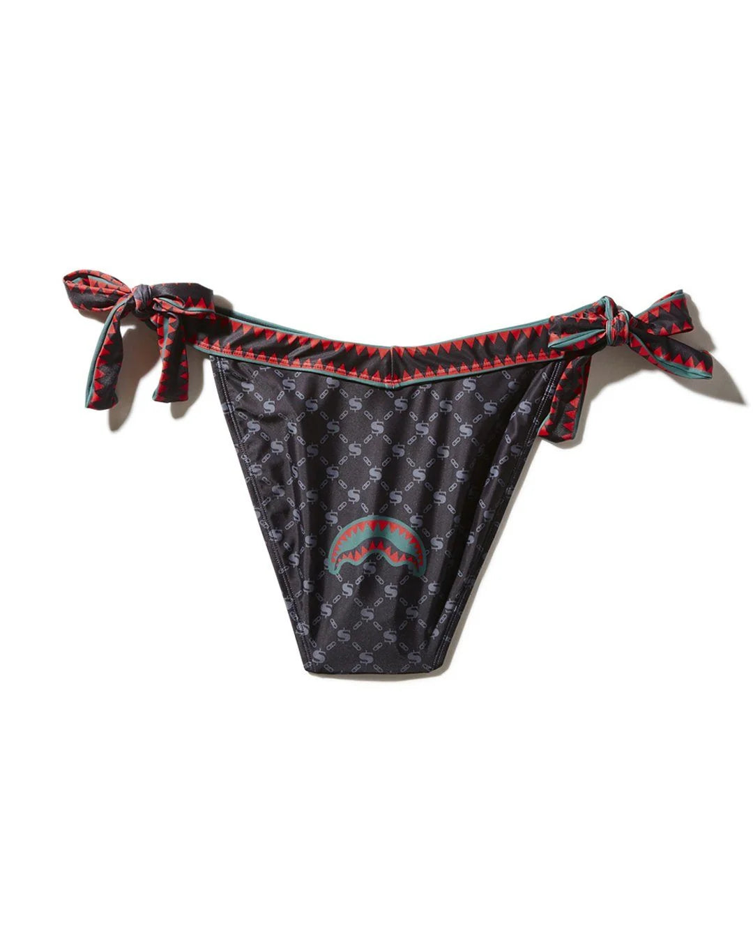 MIDNIGHT MONEY PATTERN BIKINI BOTTOM