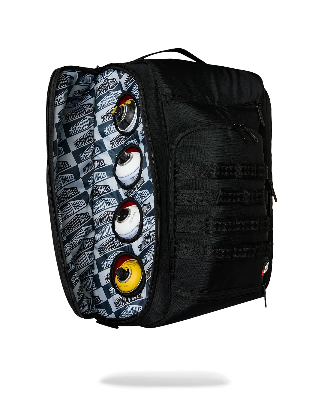 WYNWOOD WALLS COLLAB GRAFFITI UTILITY BACKPACK (8 CAN HOLDER)
