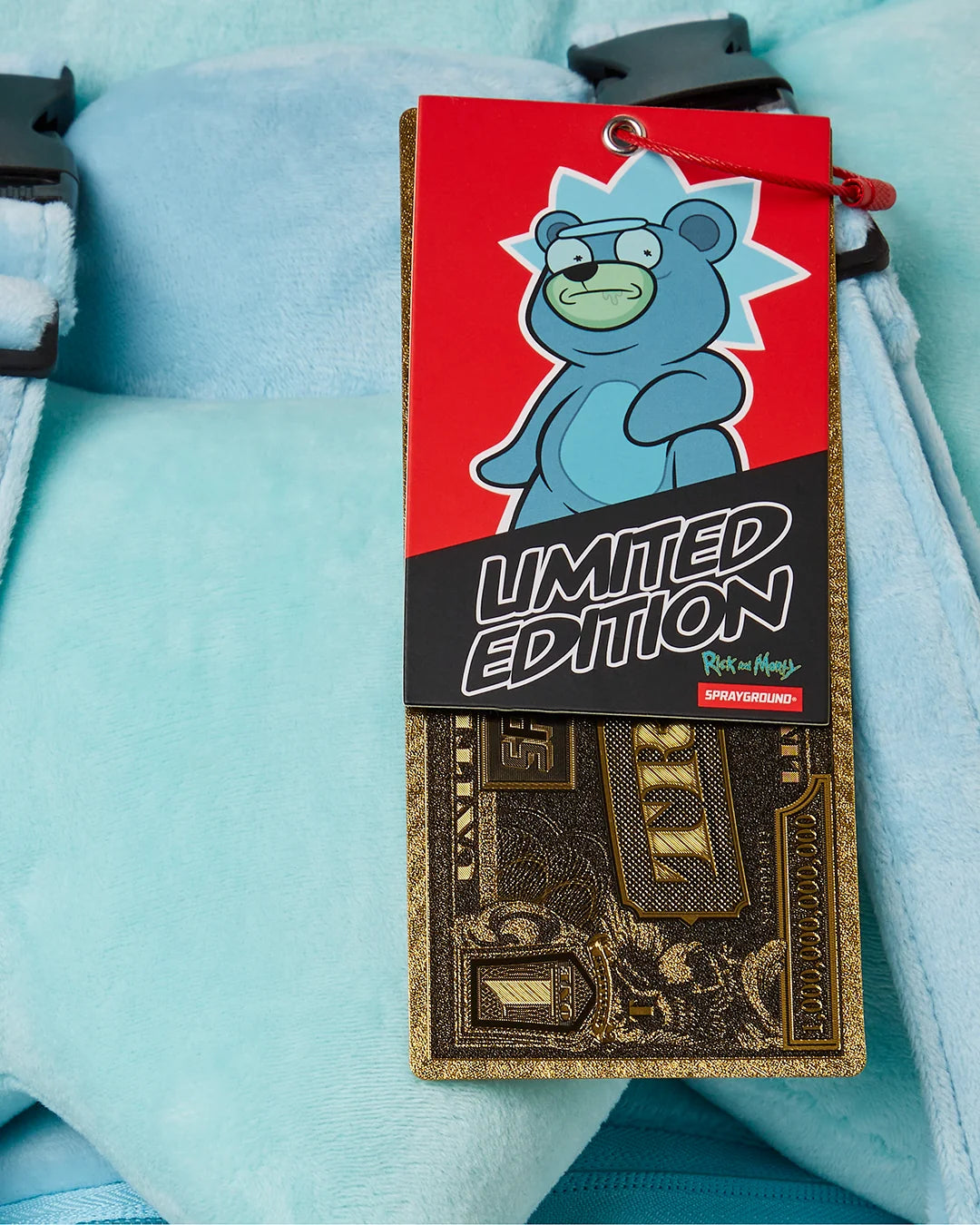 TEDDY RICK MONEYBEAR TEDDYBEAR BACKPACK