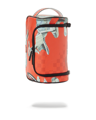 MONEY CAMO (RED) TOILETRY BAG