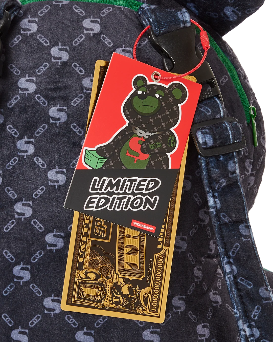 DINERO MONEYBEAR TEDDYBEAR BACKPACK