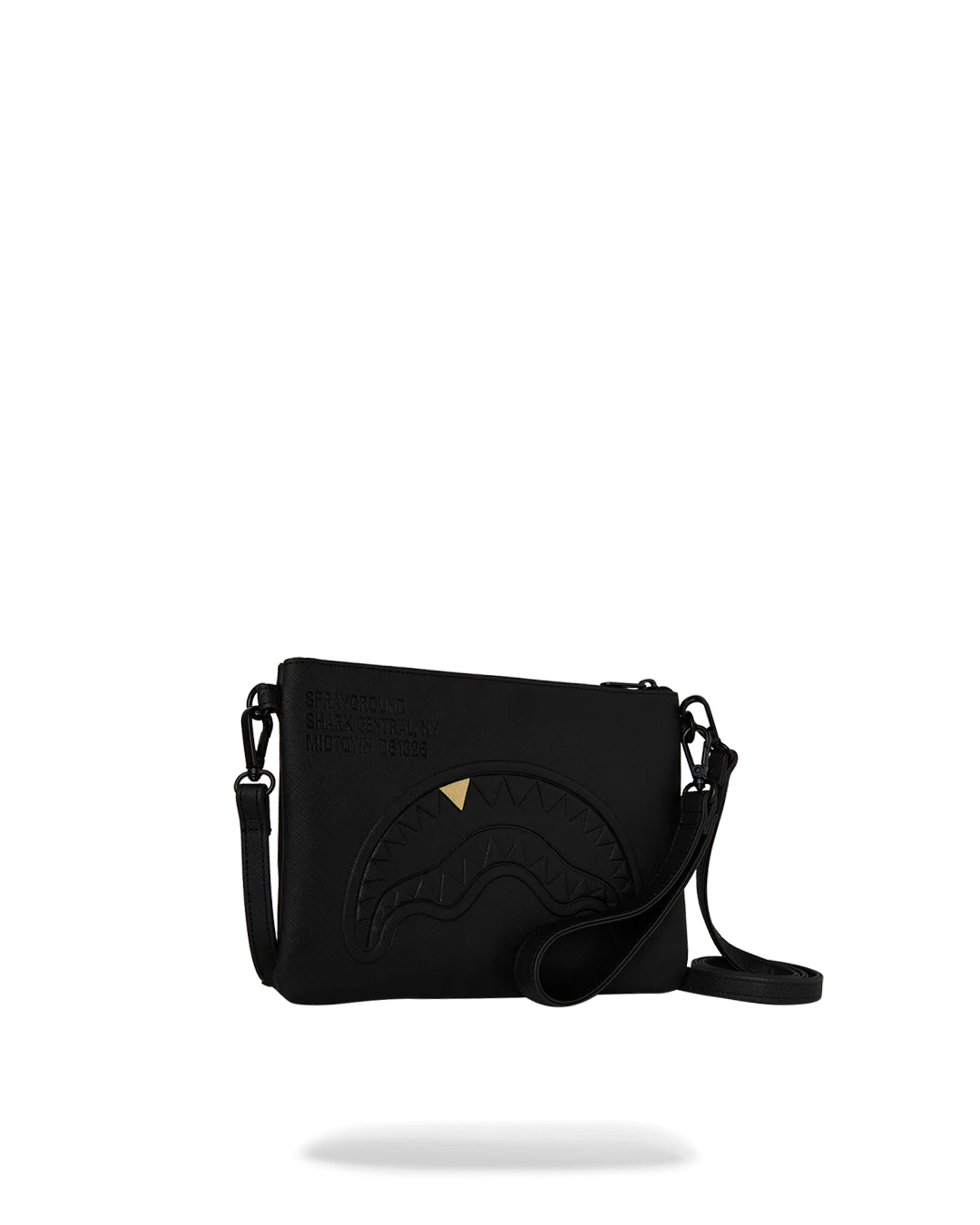THE GOLDEN FANG SHARK CROSSOVER CLUTCH