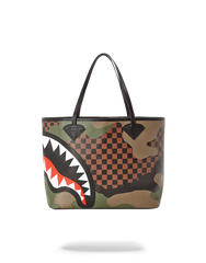 SHARKS IN PARIS (CAMO EDITION) TOTE