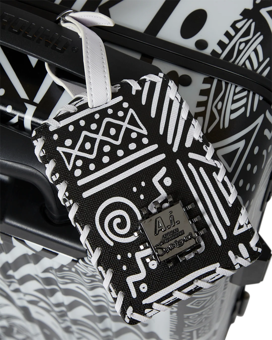 A.I. AFRICAN INTELLIGENCE THE SKYHAWK CARRY-ON LUGGAGE - SANDFLOWER COLLAB