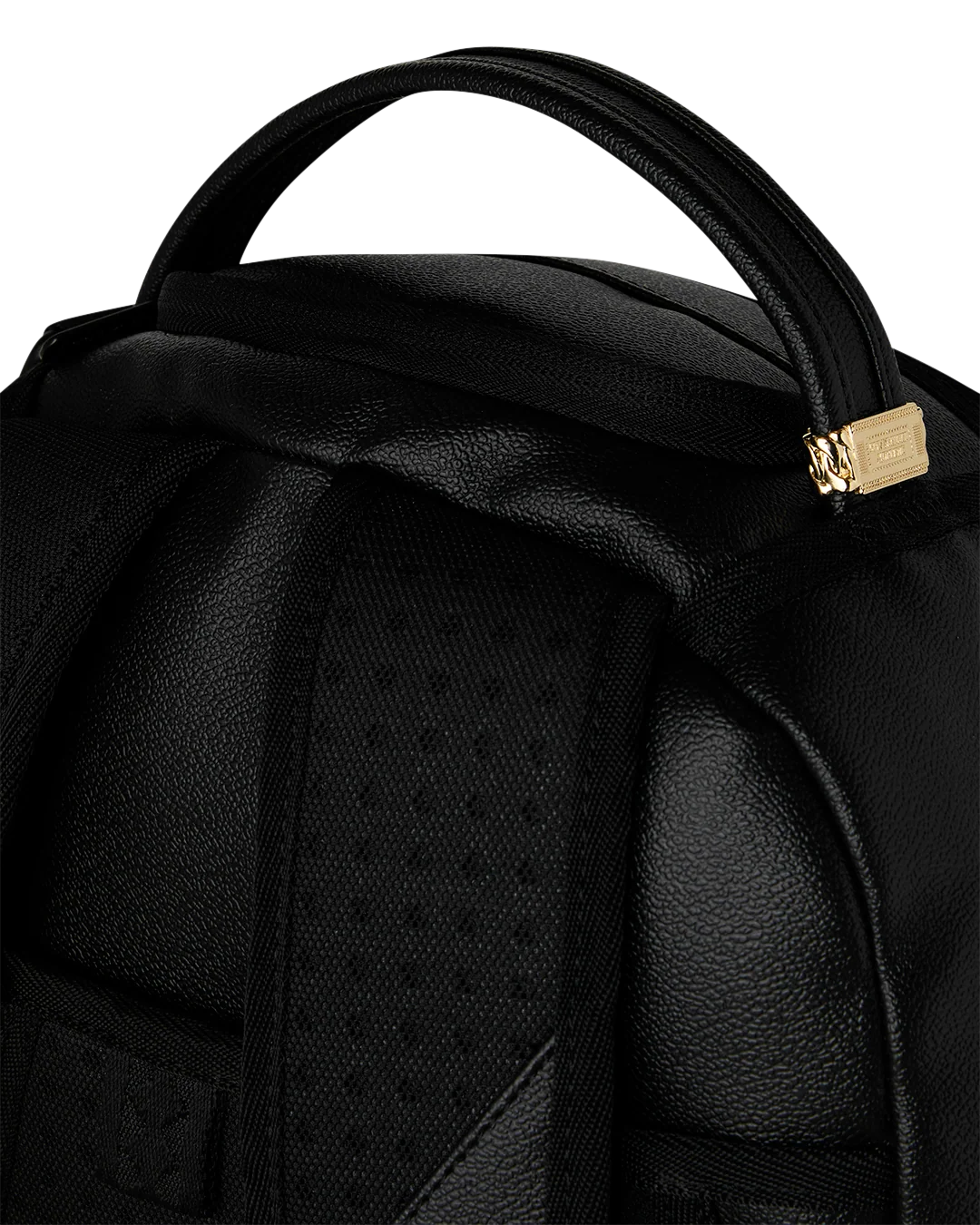 GOLD BRICK DRIP BLACK BACKPACK