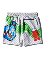 WTF ART SHOTO SWIM TRUNKS
