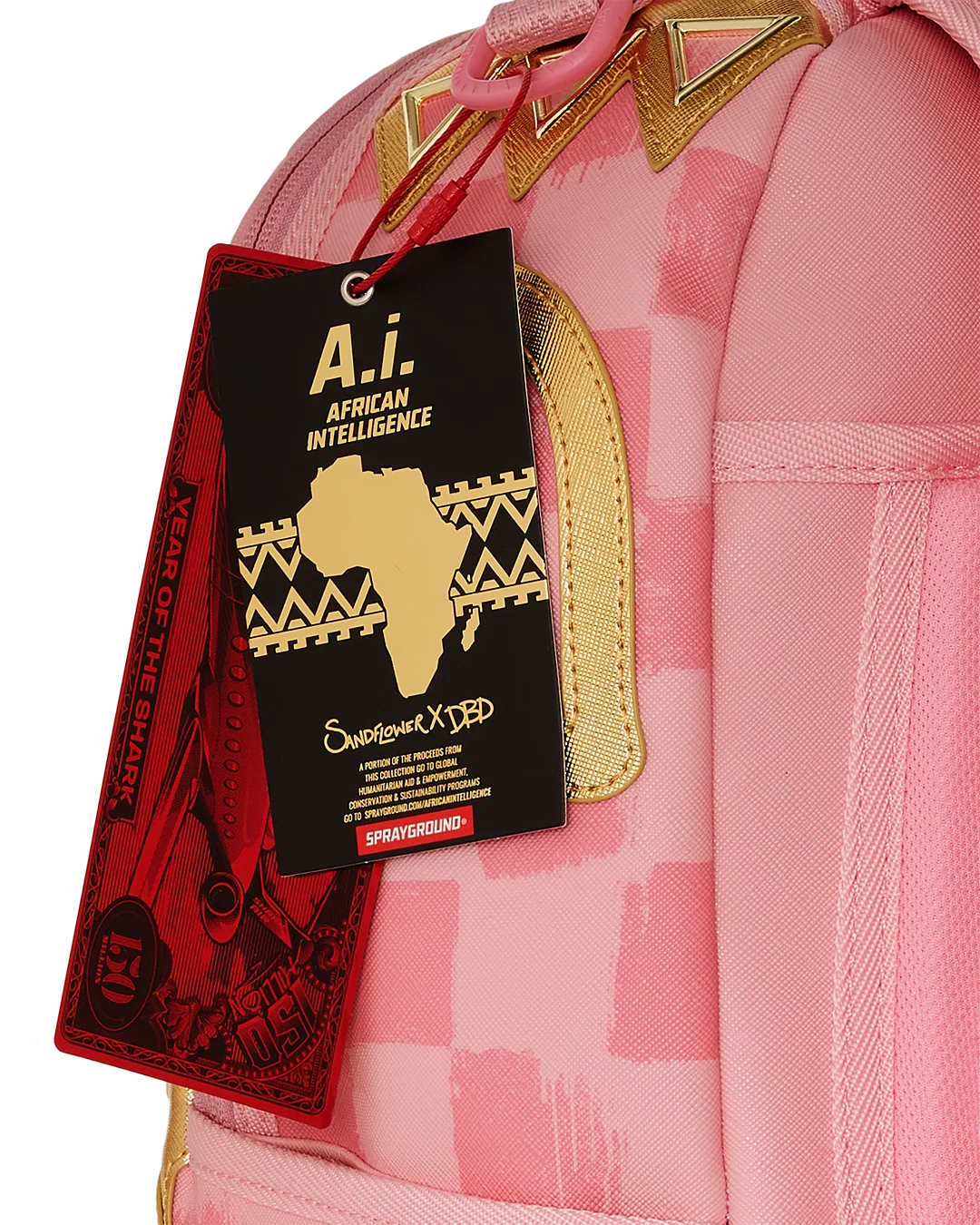 A.I. AFRICAN INTELLIGENCE MESSAGE FROM THE FUTURE BACKPACK - SANDFLOWER COLLAB